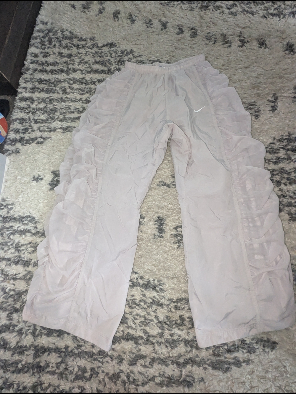 Nike Pink Ruffle Track Pants